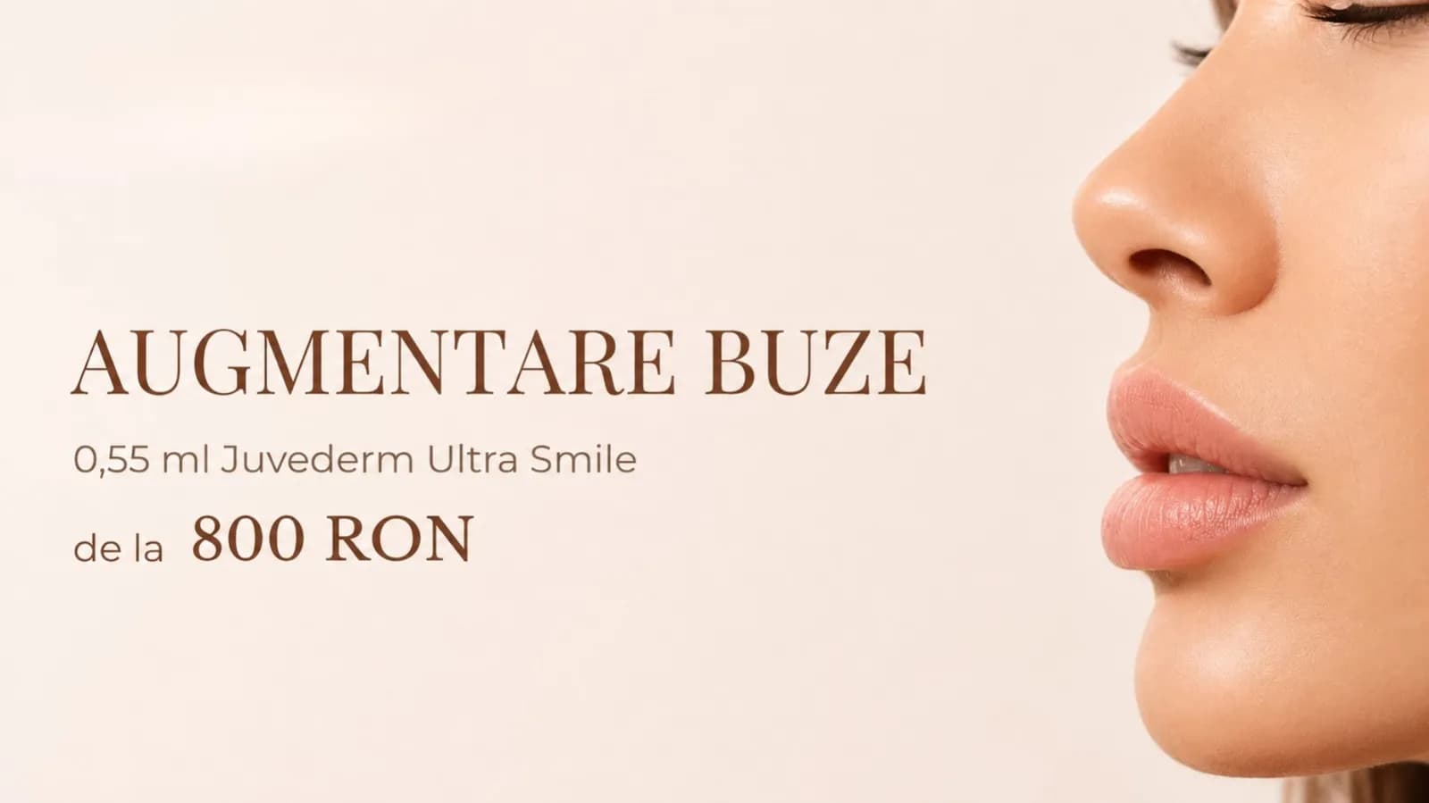 Augmentare buze 0,55 ml