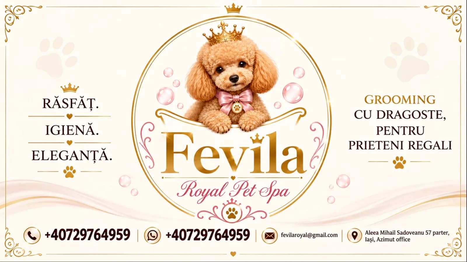 Toaletare și Coafor Canin(grooming)