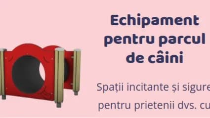 Echipament pentru parcul de câini